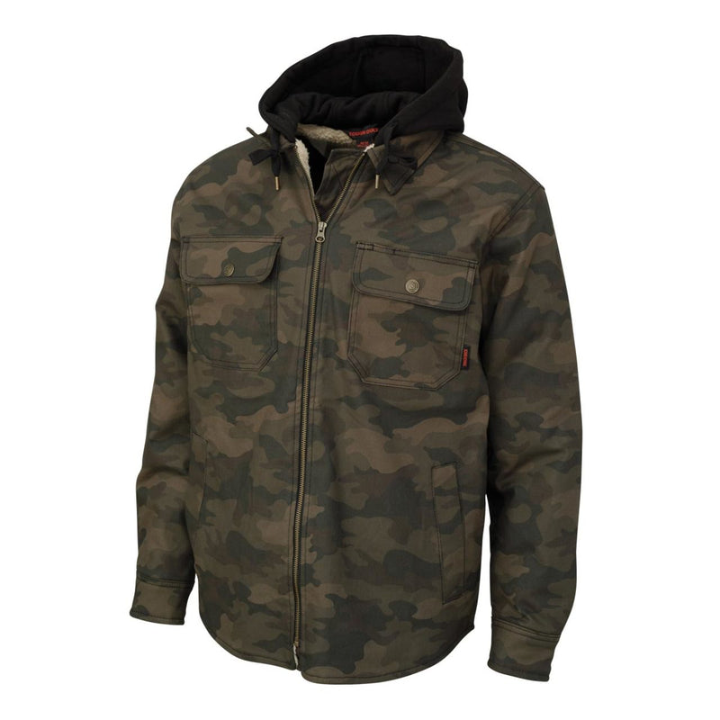 Tough Duck WS03 Men's Sherpa Lined Duck Jac-Shirt