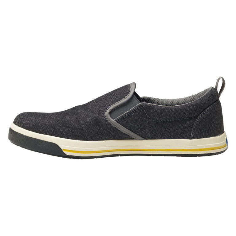 Nautilus Men's Westside Black SD Casual Slip-On Steel Toe Shoes - N1430