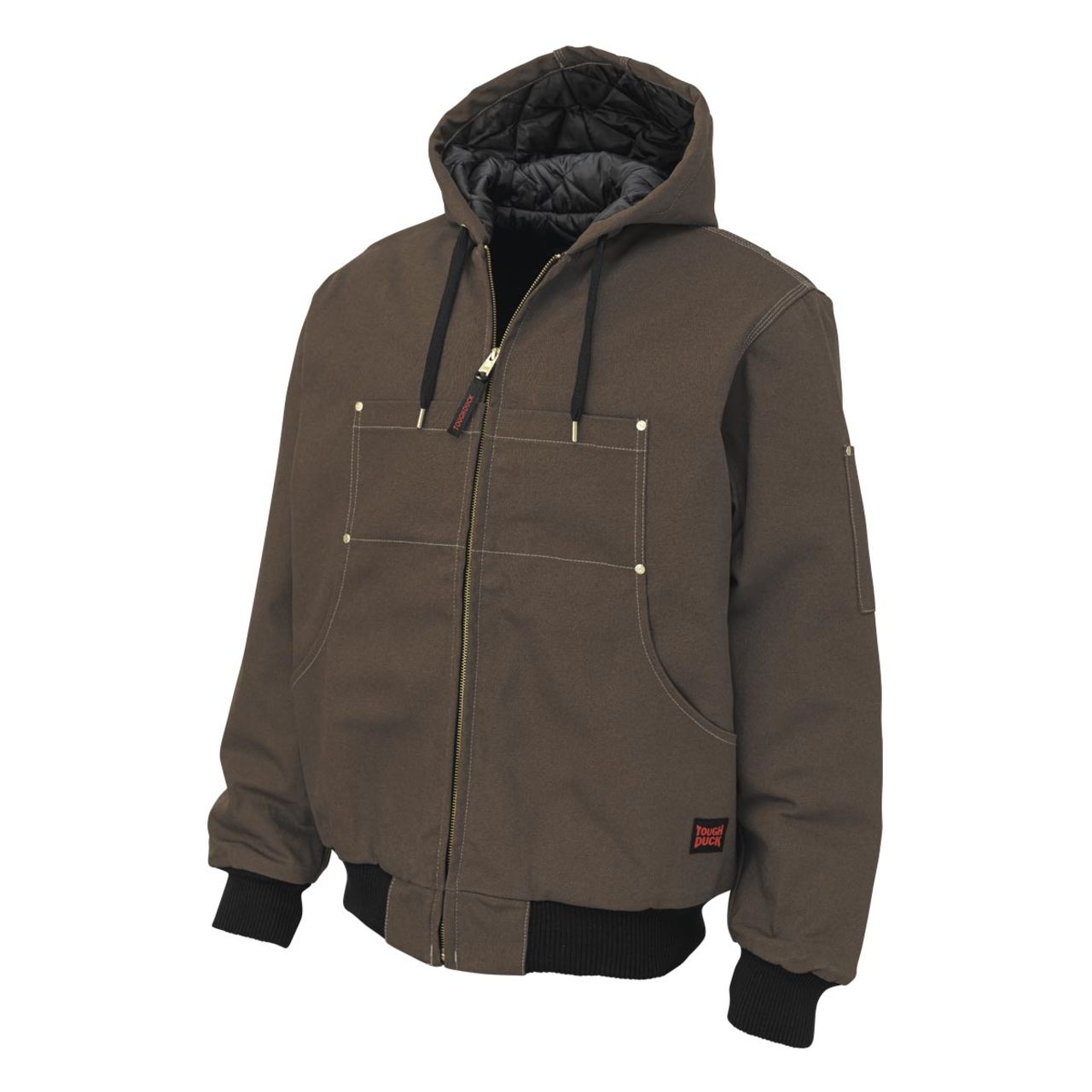 Tough Duck WJ30 Men's Hooded Duck Bomber Jacket