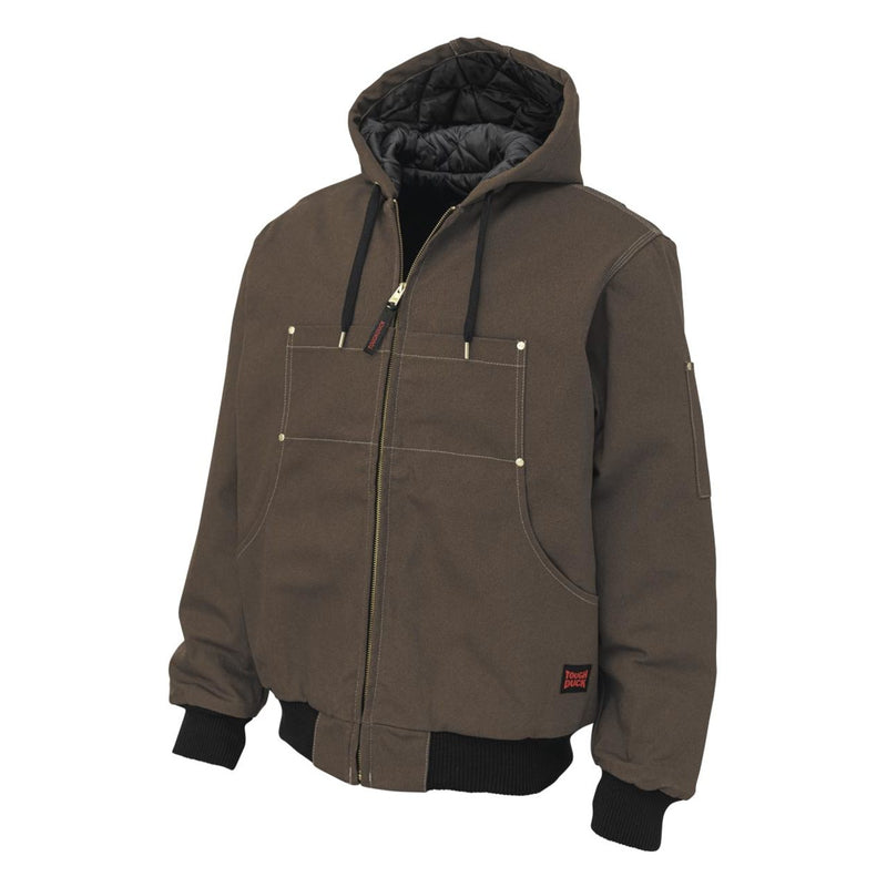 Tough Duck WJ30 Men's Hooded Duck Bomber Jacket