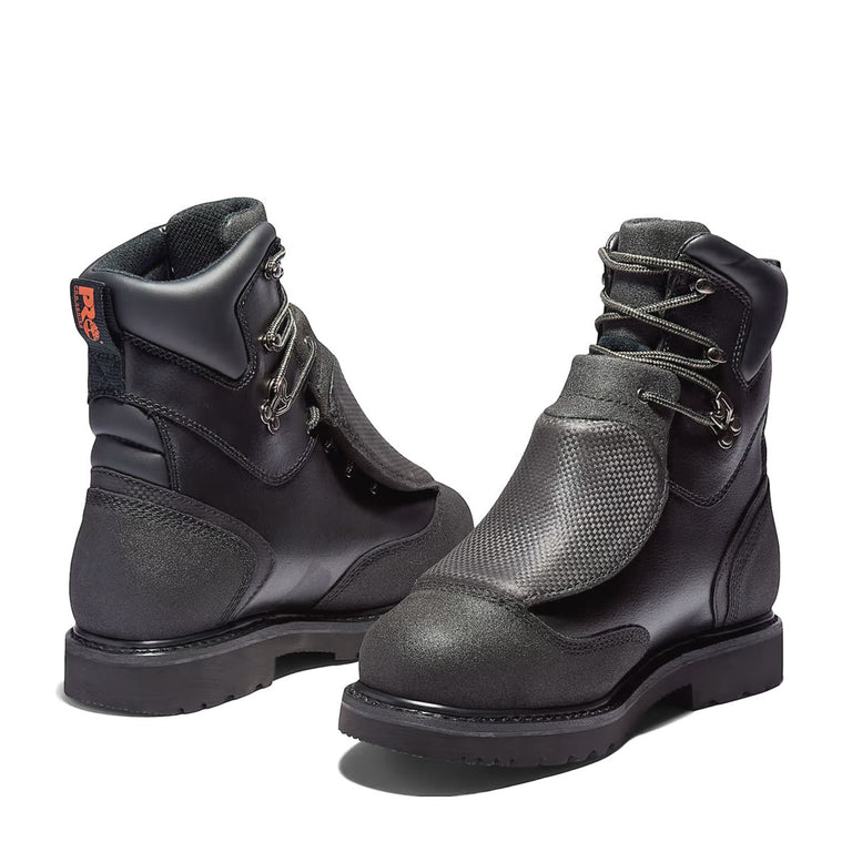 Timberland PRO Men's 8" Waterproof EH Met Guard Steel Toe Work Boots, TB1535300011