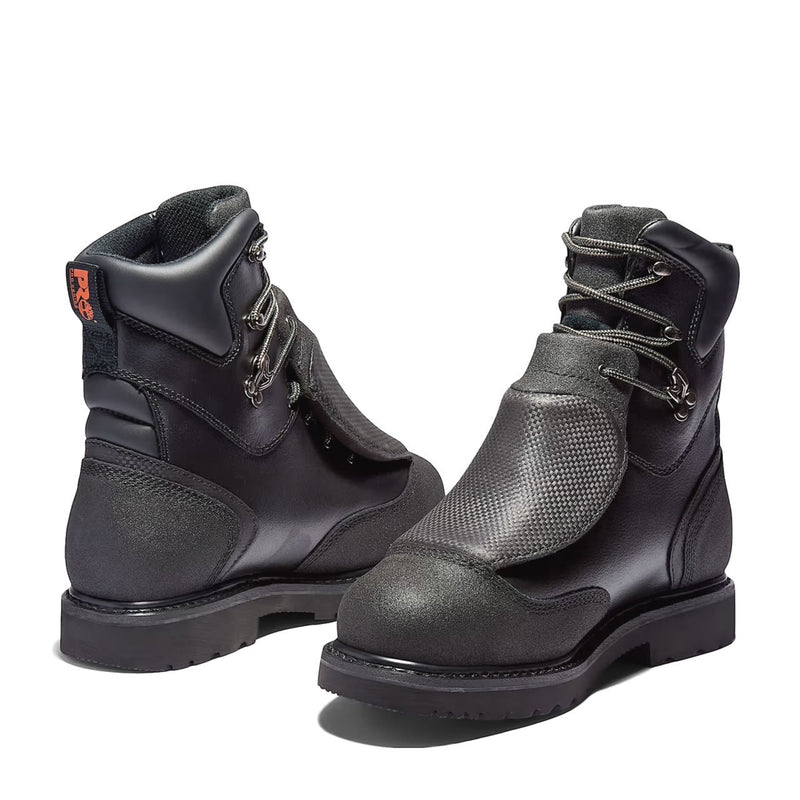 Timberland PRO Men's 8" Waterproof EH Met Guard Steel Toe Work Boots, TB1535300011