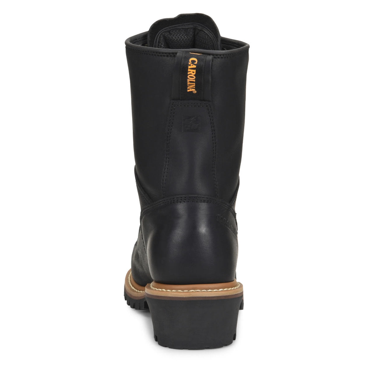 Carolina Men's Spruce 8" Logger Waterproof EH Steel Toe Boots, CA9825, Black