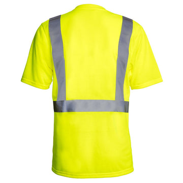 Rugged Blue Type R Class 2 Hi-Vis Wicking Short Sleeve T-Shirt