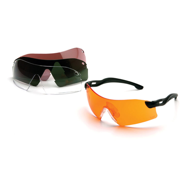 Venture Gear Drop Zone Safety Glasses, 4 Interchangeable Lenses