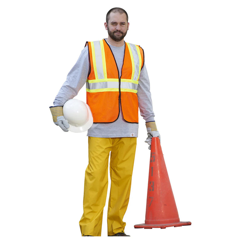 OccuNomix Type R Class 2 High-Vis Economy Two-Tone Mesh Safety Vest - ECO-GC2T