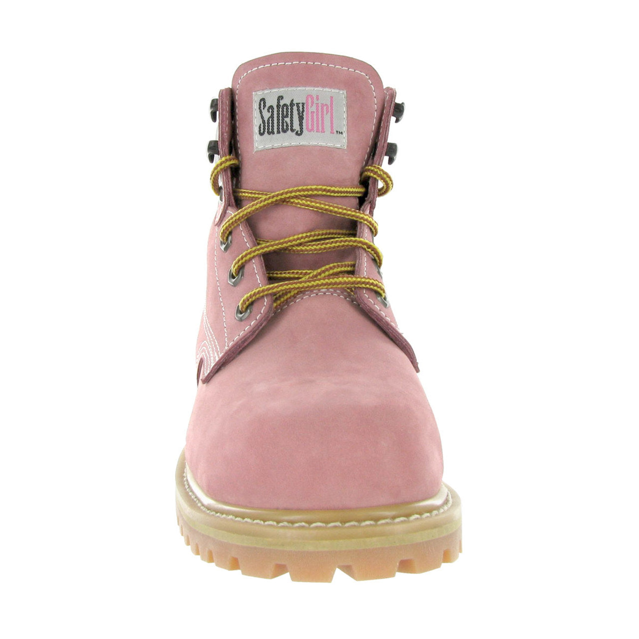 Safety Girl Women's Steel Toe Work Boots - Pink
