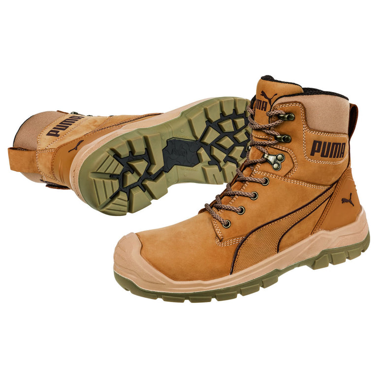 Puma Safety Women's Conquest High 7" EH Composite Toe Boots, 630565, Wheat