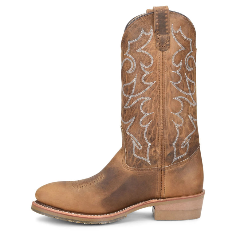 Double-H Men's Dylan 12" Western Steel Toe Boots, DH1592, Brown