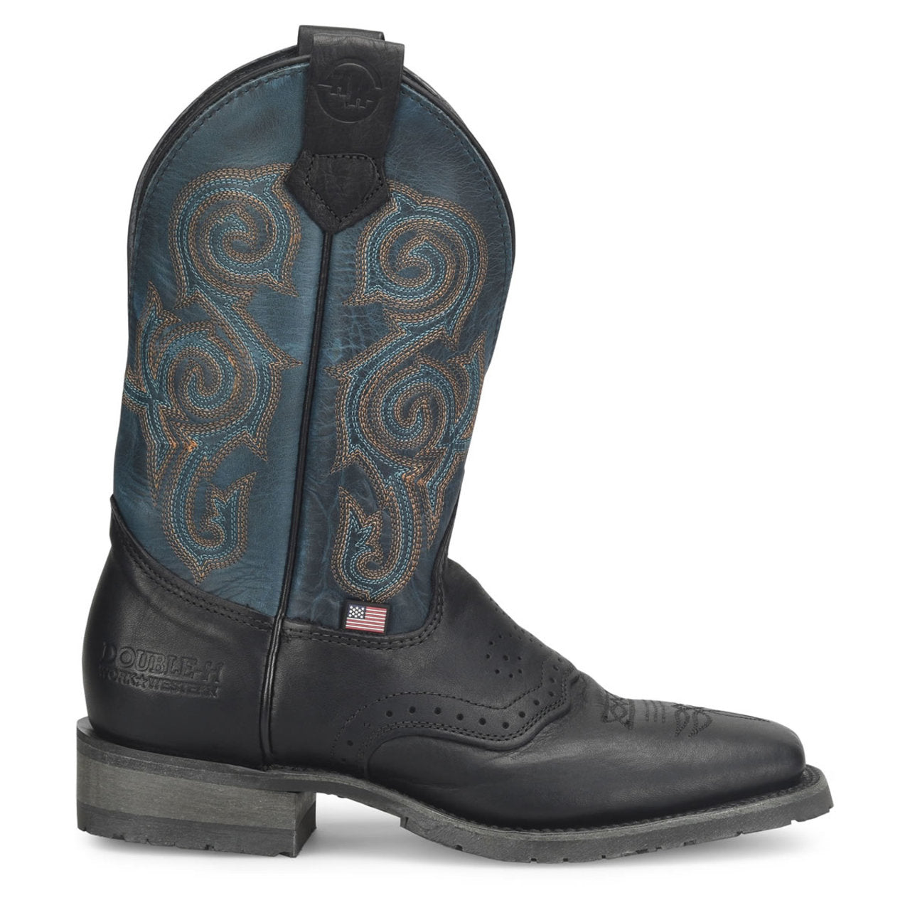 Double-H Men's 11" Nolen Boots, DH4660, Black