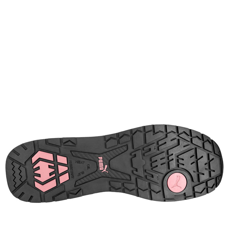 Puma Safety Women's Frontside Low EH Composite Toe, 643085, Grey/Pink