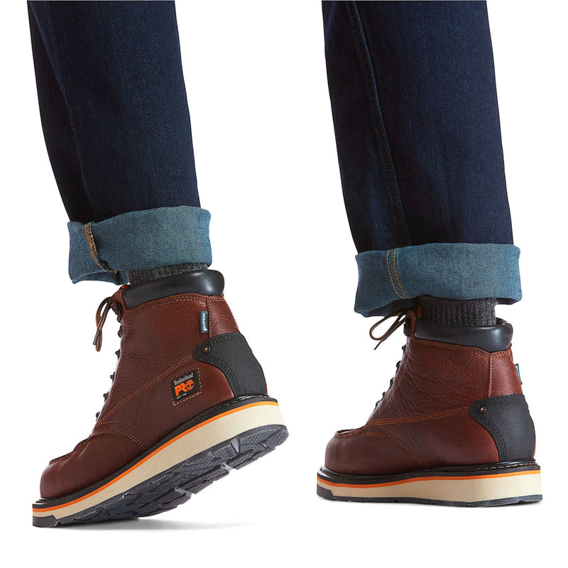 Timberland PRO Men's Gridworks 6" Waterproof EH Soft Toe Work Boots, TB1A1KRQ2141
