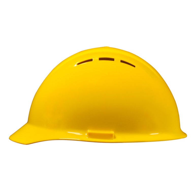 Custom Delta Plus Americana Vented Cap Style Hard Hat, 4-Point Mega Ratchet Suspension