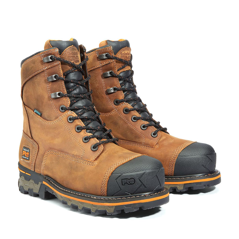 Timberland PRO Men's Boondock 8" Waterproof EH Composite Toe Work Boots, TB1926712141