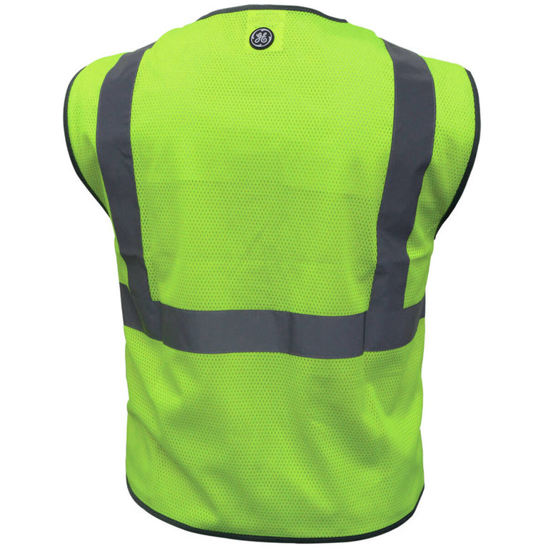 General Electric Type R Class 2 Hi-Vis Mesh Safety Vest, GV076