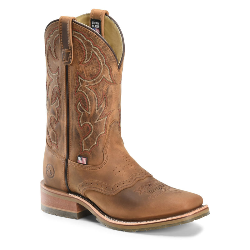 Double-H Men's Jase 11" Roper Soft Toe Boots, DH3560, Brown