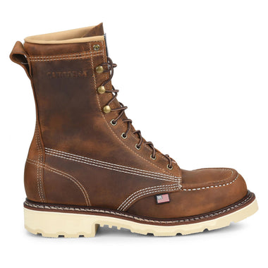 Carolina Men's Ferric USA 8" EH Steel Toe Boots, CA7516, Dark Brown