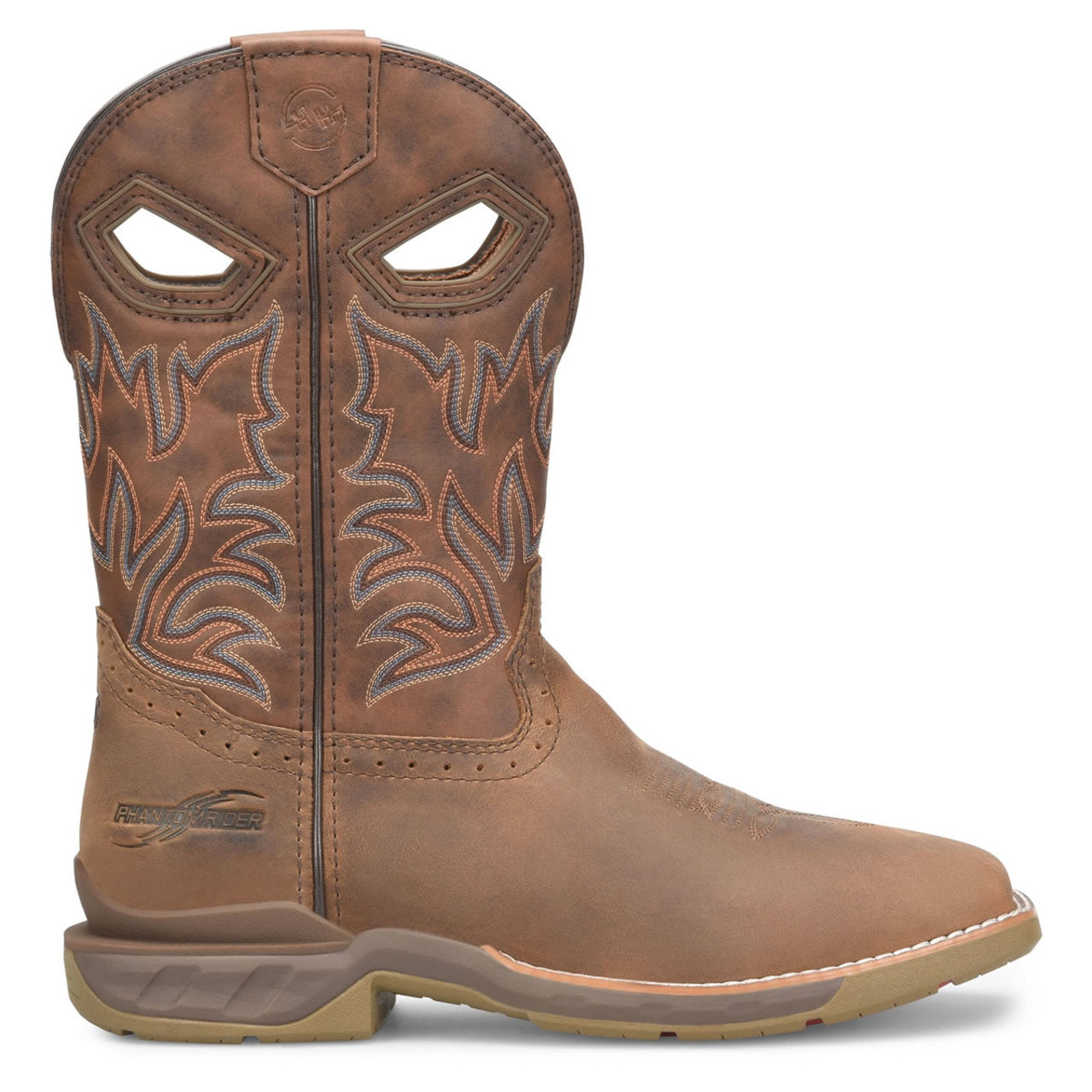 Phantom Rider Men's Portal 11" Roper Soft Toe Boots Boots, DH5382, Brown