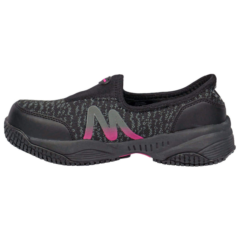 Moxie Trades Women's Zena Slip-On Composite Toe Shoes, MT50180, Black