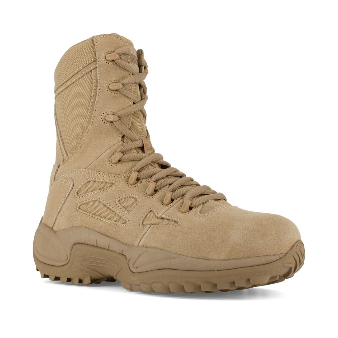 Reebok Women's 8" Rapid Response RB EH Composite Toe Stealth Boots, Tan