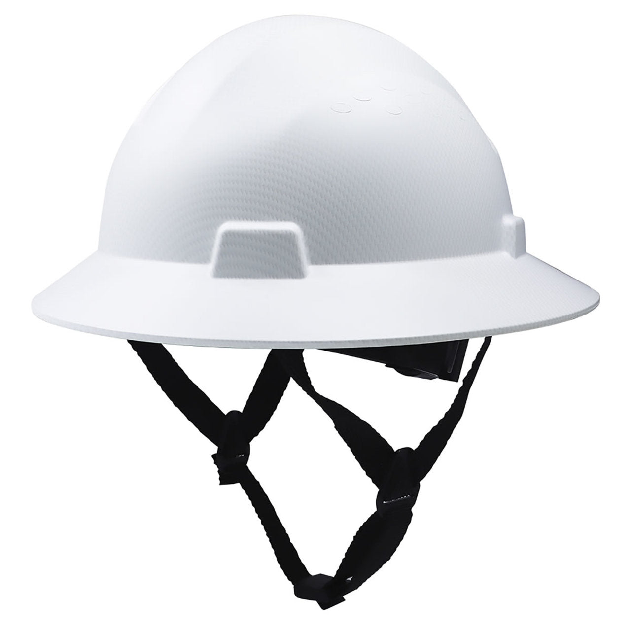 General Electric Non-Vented Full Brim Hard Hat 4-Point Ratchet Suspension - GH329
