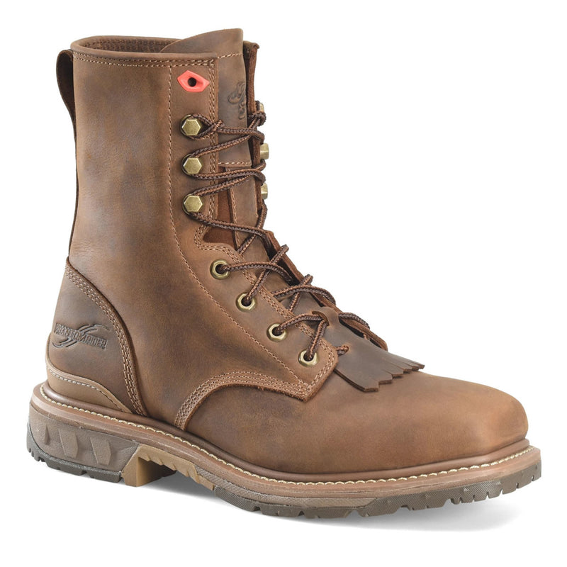 Phantom Rider Men's Dailor 8" Lacer Plain Toe Boots Boots, PH5016, Brown