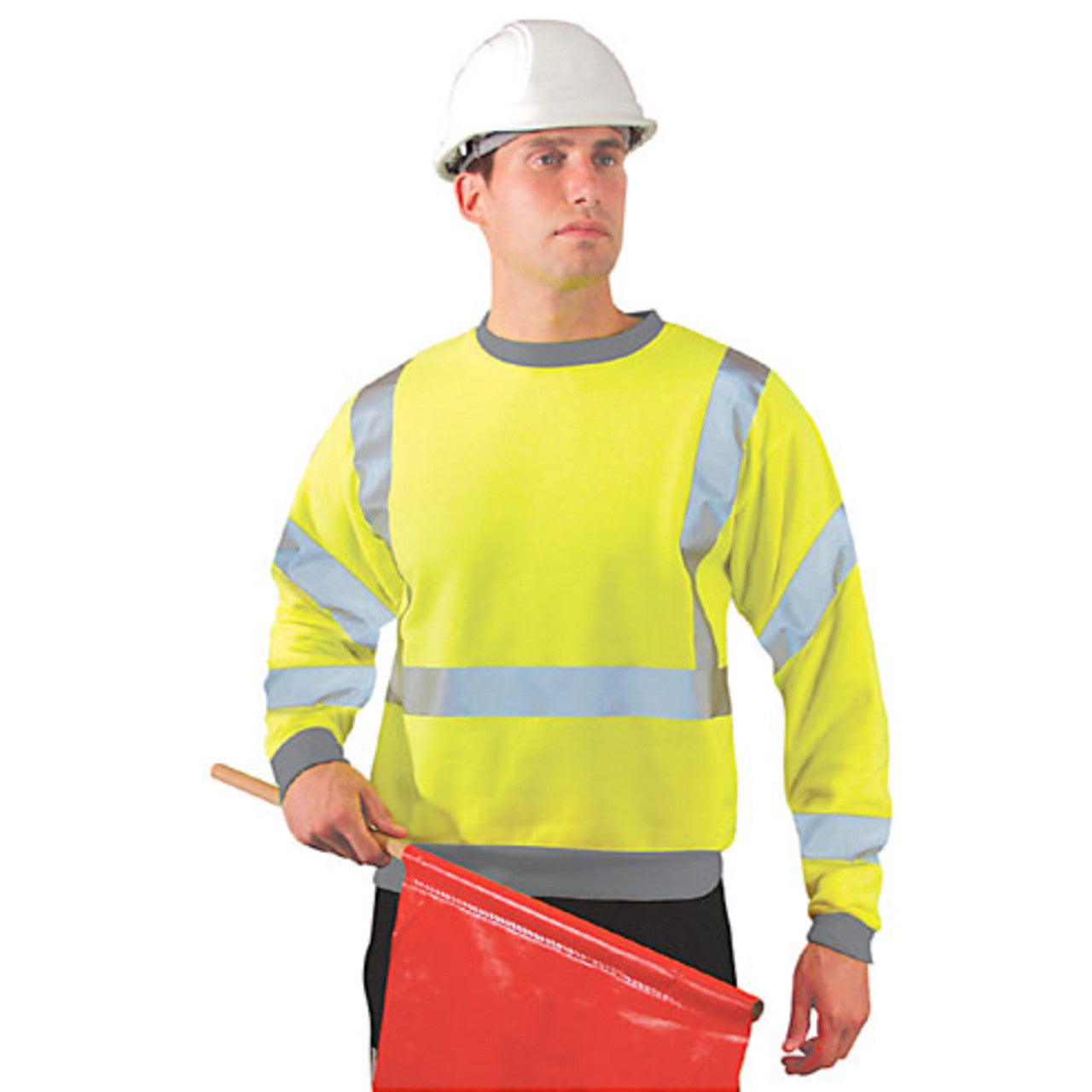 OccuNomix Type R Class 3 High-Vis Moisture Wicking Sweatshirt - LUX-SWT3