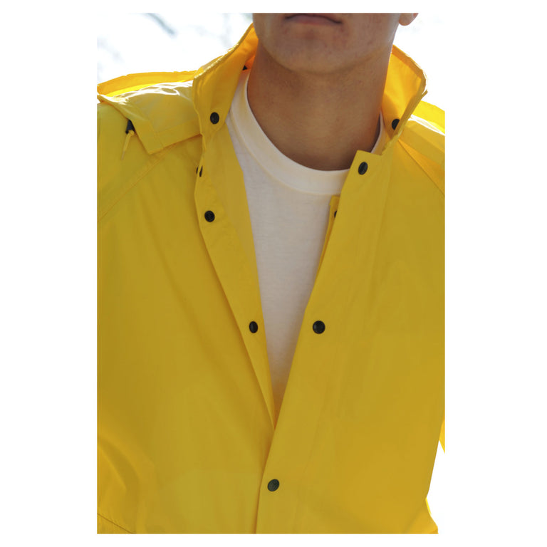 Custom Leather Craft 3 Piece Yellow Polyester Rain Suit R102