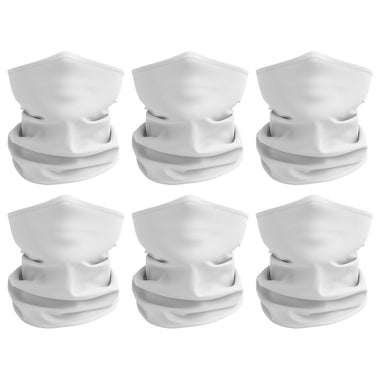 12 Pack - Rugged Blue White Multipurpose Neck Gaiter Bandana Face Mask Sunscreen Face Cover