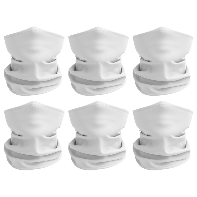 12 Pack - Rugged Blue White Multipurpose Neck Gaiter Bandana Face Mask Sunscreen Face Cover