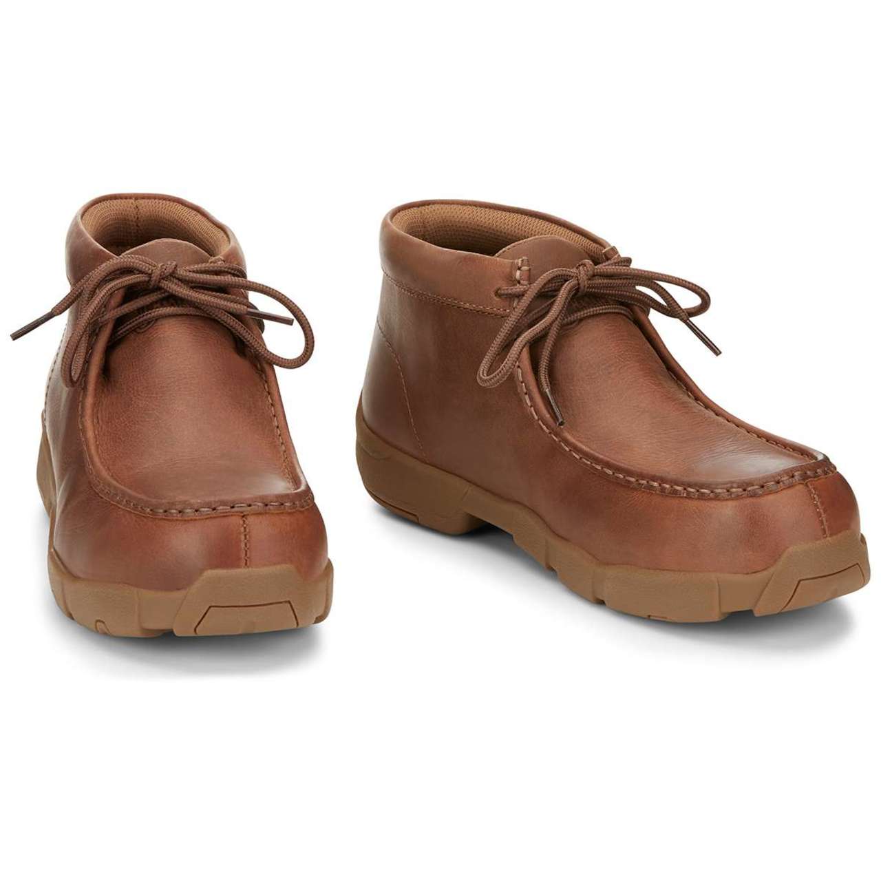 Justin Men's Cappie 4" EH Alloy Toe Shoes, SE242, Tan