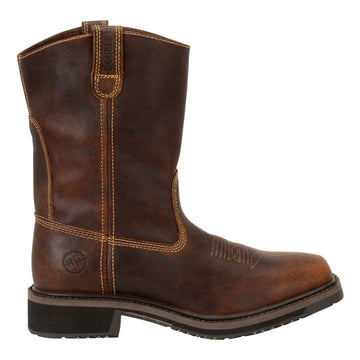 Double-H Boots Men's 10" EH Comp-Toe Sebastian - Tan DH4123