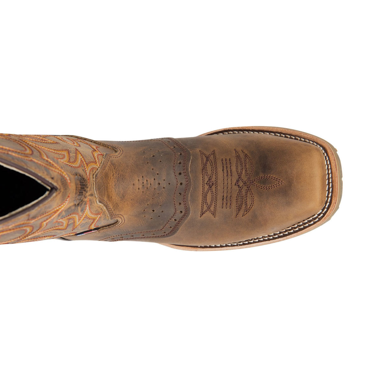Double-H Boots Men's Dwight 11" Roper Steel Toe Boots, Brown, DH3567