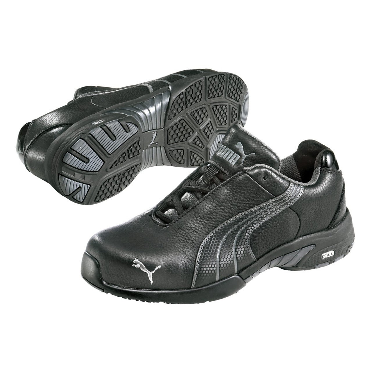 Puma Safety Women's Velocity SD Steel Toe Shoes, 642855, Black