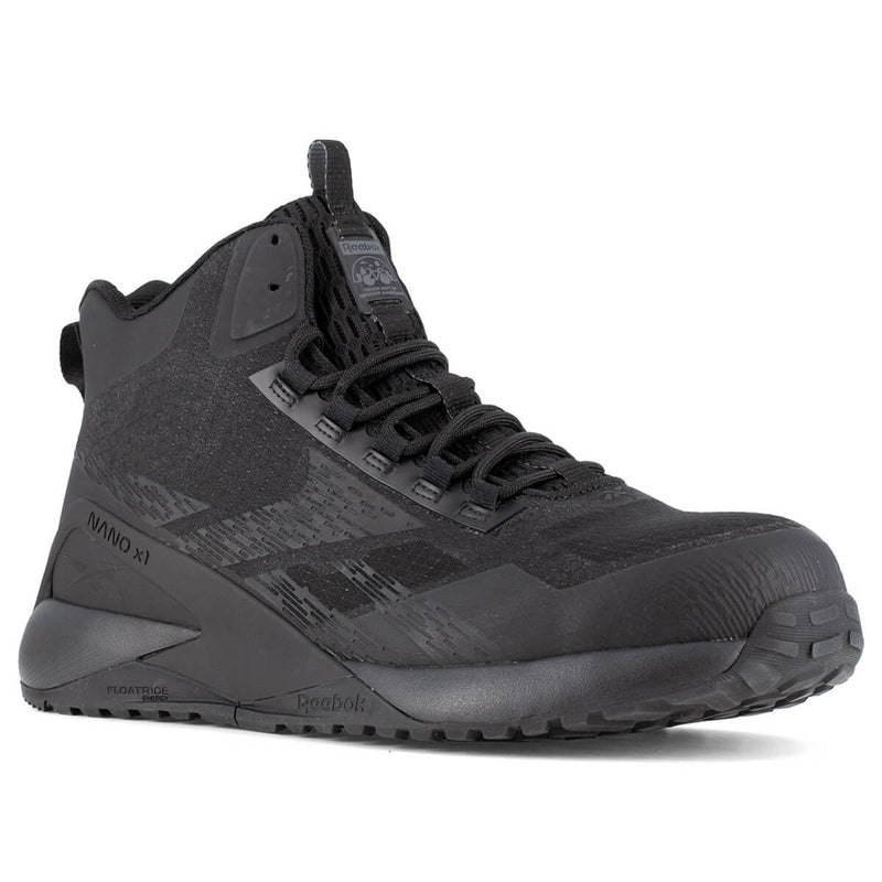 Reebok Men's Nano X1 Adventure Athletic Mid Cut EH Composite Toe Shoes, RB3484