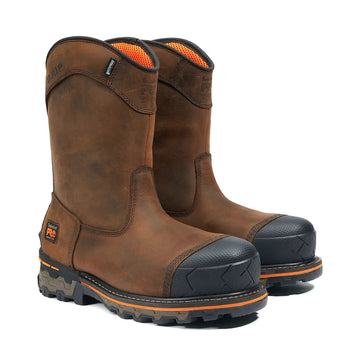 Timberland PRO Men's Boondock Pull On Waterproof Insulated EH Composite Toe Work Boots - TB1A44992141