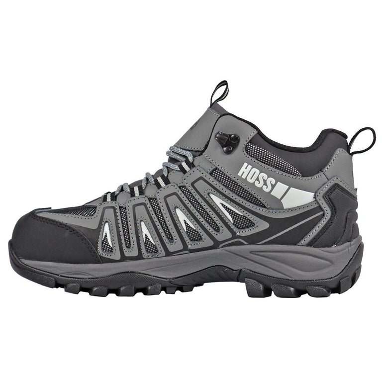 Hoss Men's Trail Composite Toe Hikers, 53023, Gray