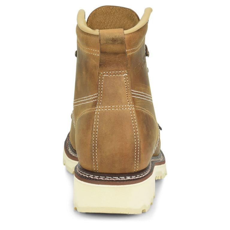 Carolina Men's Ferric USA 6" EH Steel Toe Boots, CA7514, Tan