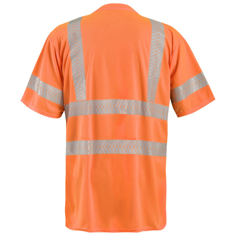 Custom Hi-Vis Short Sleeve T-Shirt, Class 3, LUX-TSSP3B