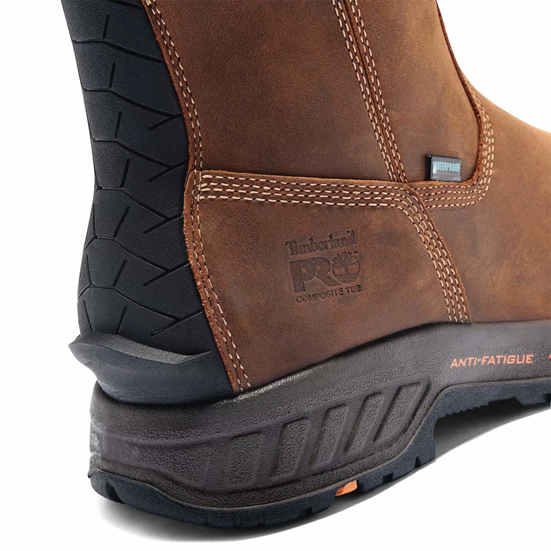Timberland PRO Men's Helix HD Pull On Waterproof EH Composite Toe Work Boots, TB1A1XFX2141, view 5 of 6