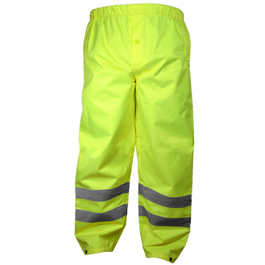 Occunomix Hi-Vis Class E Lightweight Breathable Rain Pant, LUX-RSLTP