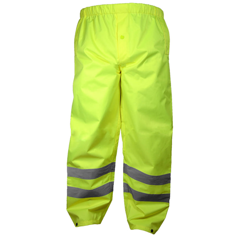 Occunomix Hi-Vis Class E Lightweight Breathable Rain Pant, LUX-RSLTP