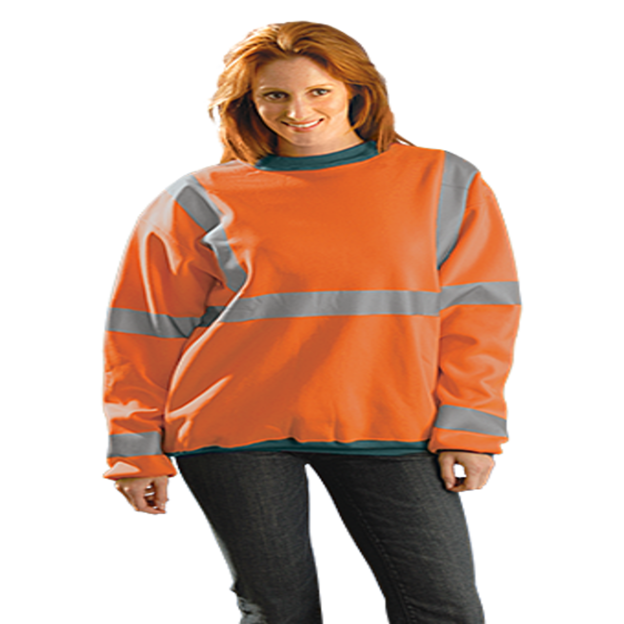OccuNomix Type R Class 3 High-Vis Moisture Wicking Sweatshirt - LUX-SWT3