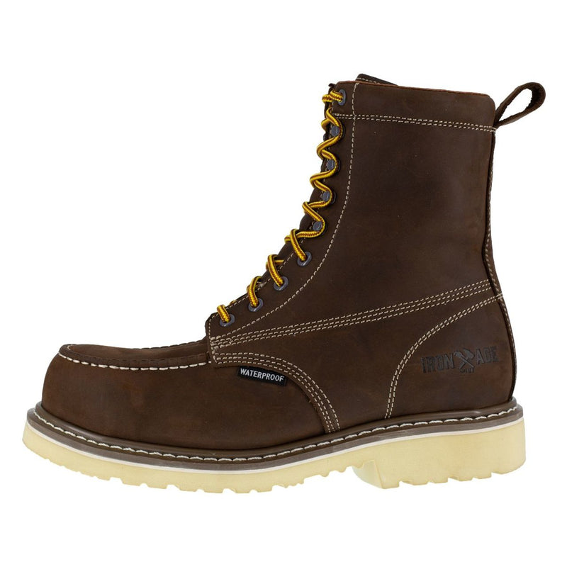 Iron Age Men's Solidifier 8" Waterproof EH Composite Toe Work Boots, IA5082