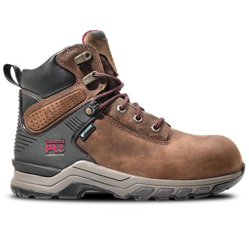 Timberland PRO Women's Hypercharge 6" Waterproof EH Composite Toe Boots - TB1A41152141