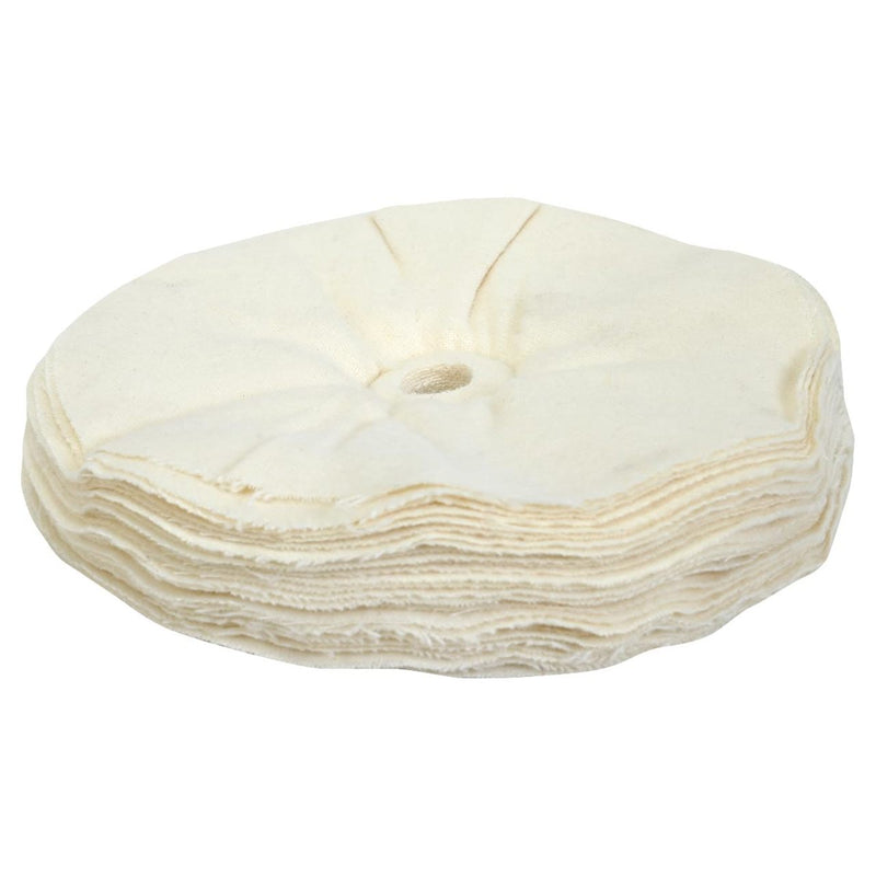 Eazypower 6" Canton Flannel 30-Ply Loose Buffing Wheel - 81021