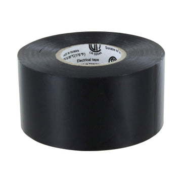 Rugged Blue M809 Electrical Tape All Weather-All Temperature, Flame retardant and U/L Listed, Black, 7 mil, 1.5in x 66ft