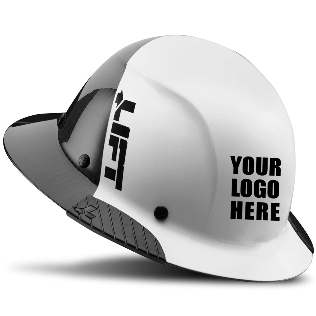 Custom LIFT DAX Full Brim Carbon Hard Hat