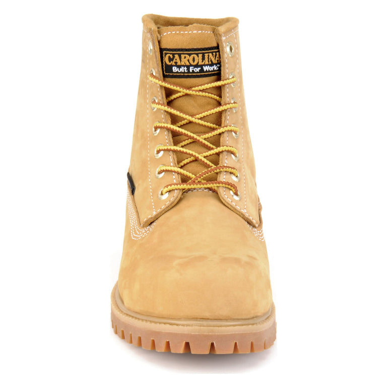 Carolina Men's Journeyman LO 6" Waterproof EH Soft Toe Boots, CA3045, Wheat Nubuck
