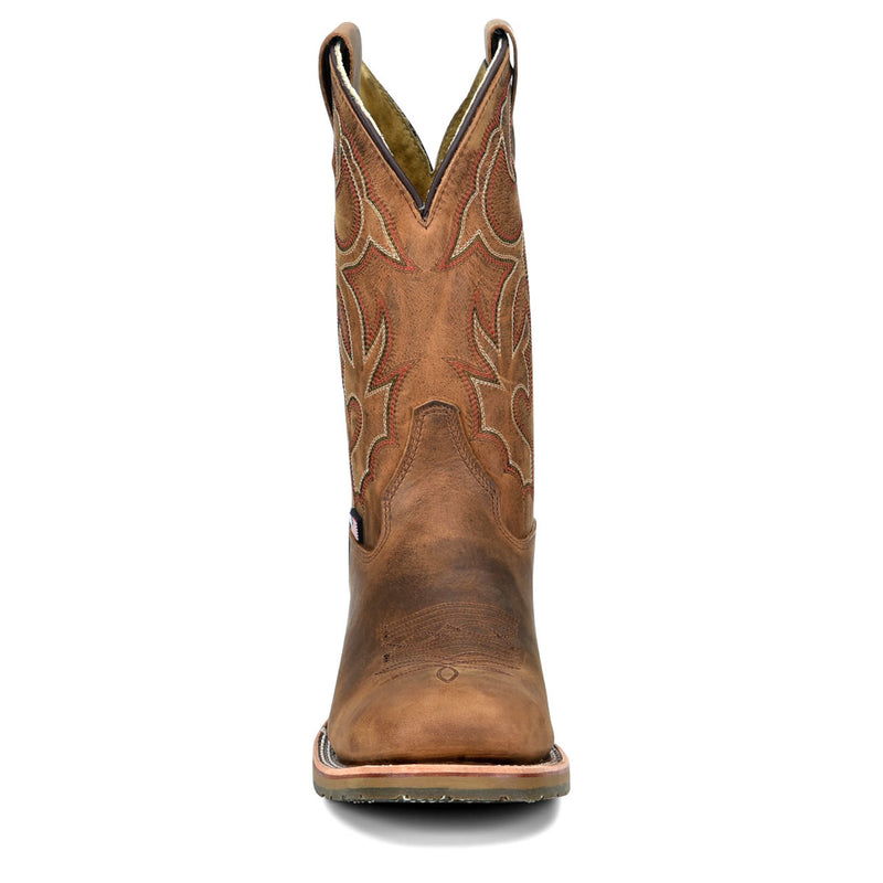 Double-H Men's Anton 11" Roper Steel Toe Boots, DH4637, Brown